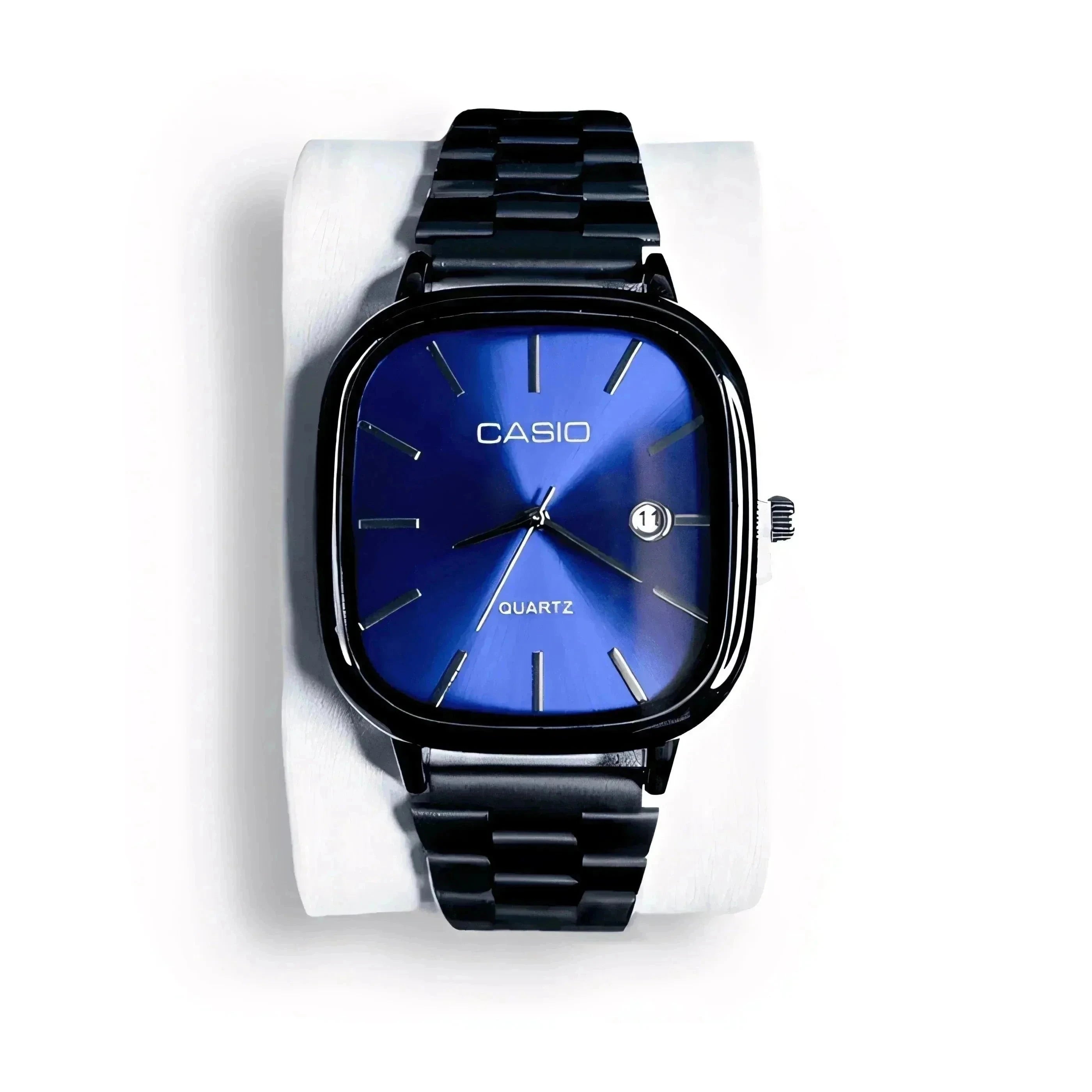 Casio Luxusuhr, 36 mm – Wasserdicht | Edelstahl Kleiderkunst Blau 