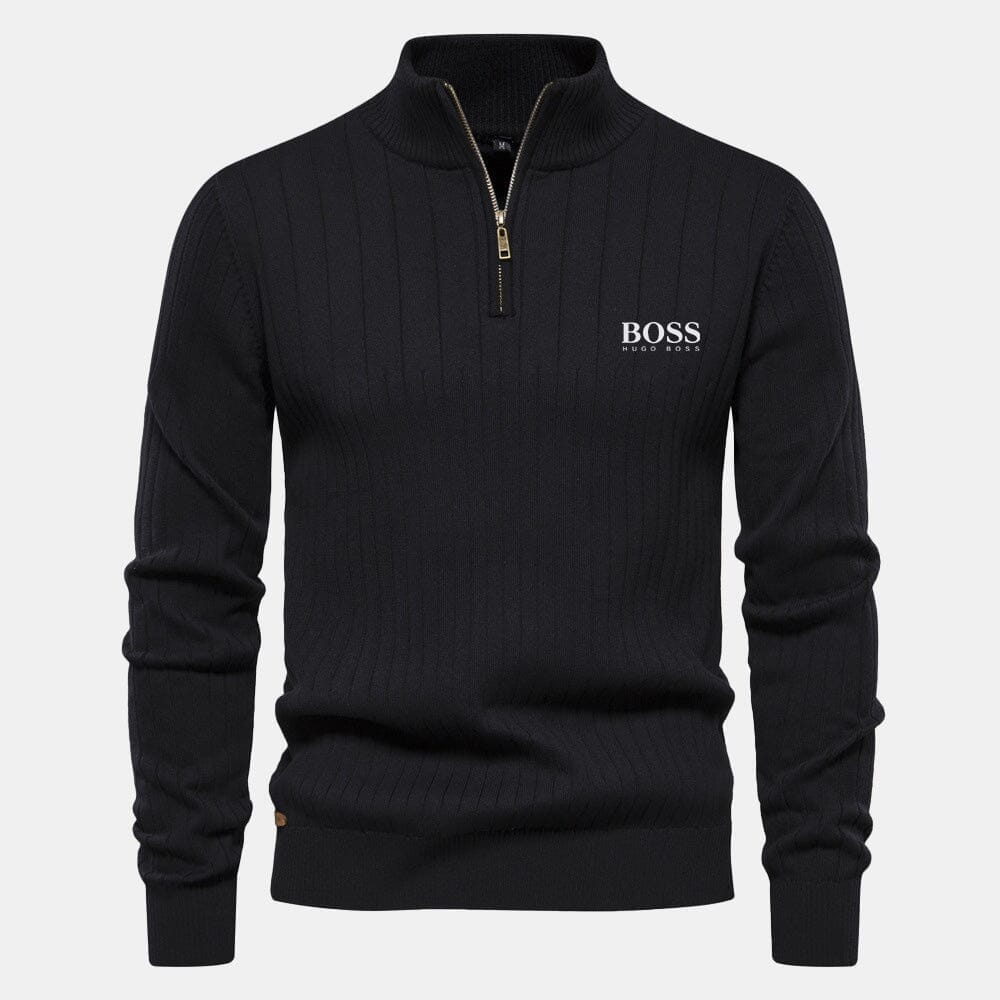 Hugo Boss Zip Classic Strickpullover Kleiderkunst 