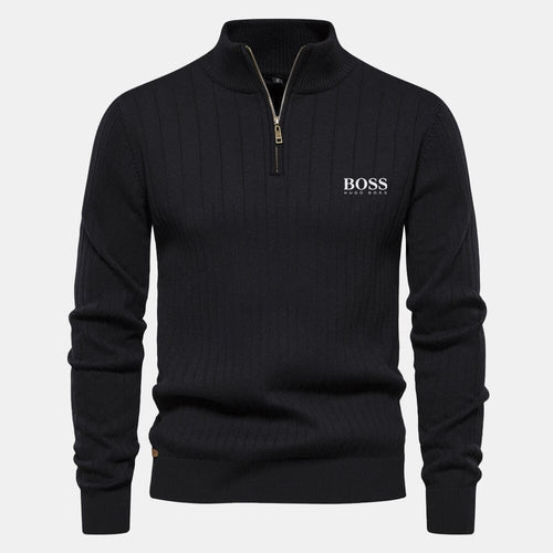Hugo Boss Zip Classic Strickpullover Kleiderkunst 