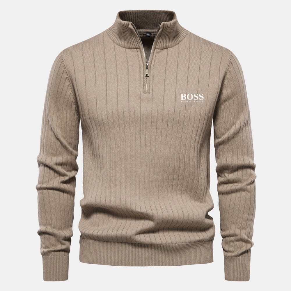 Hugo Boss Zip Classic Strickpullover Kleiderkunst 