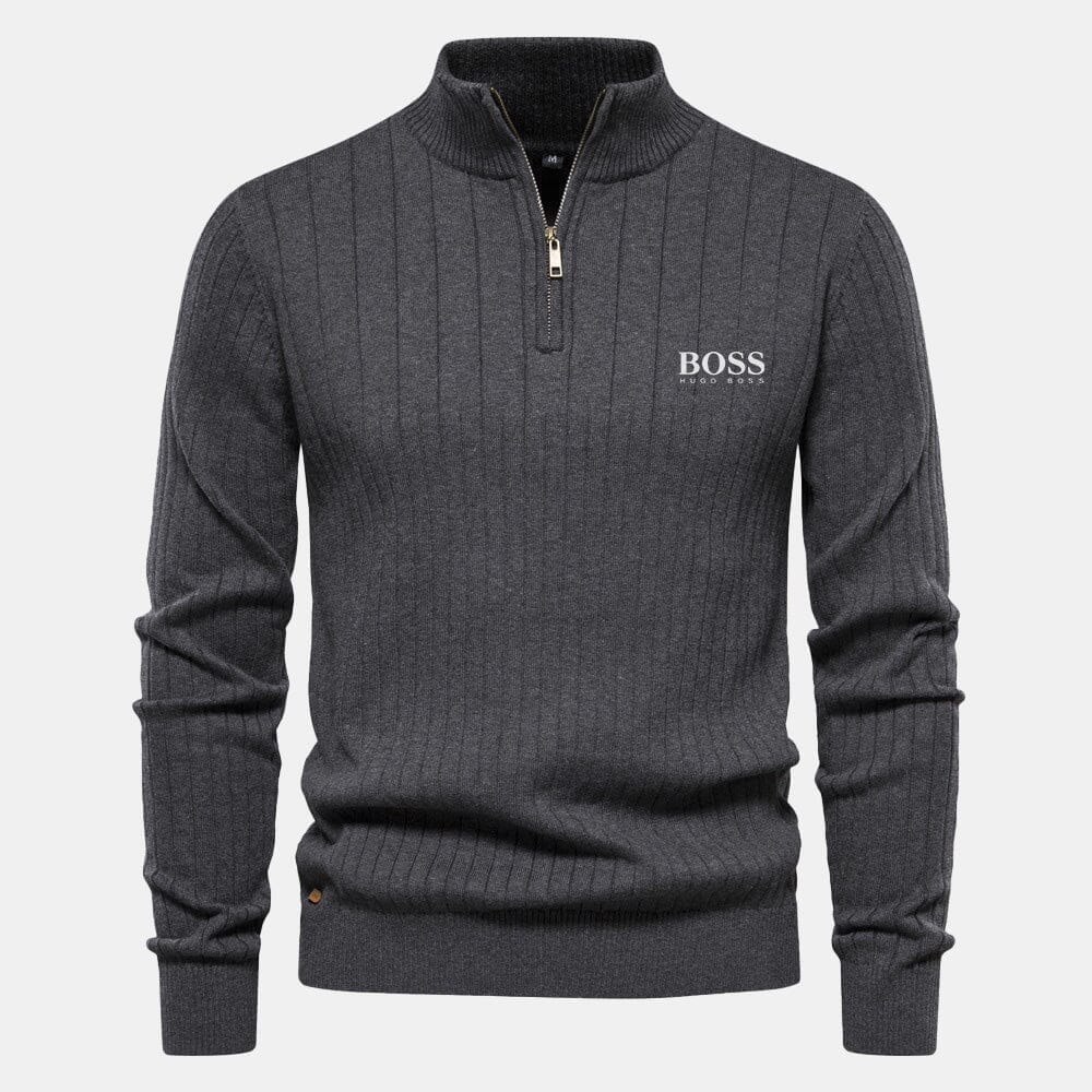 Hugo Boss Zip Classic Strickpullover Kleiderkunst 