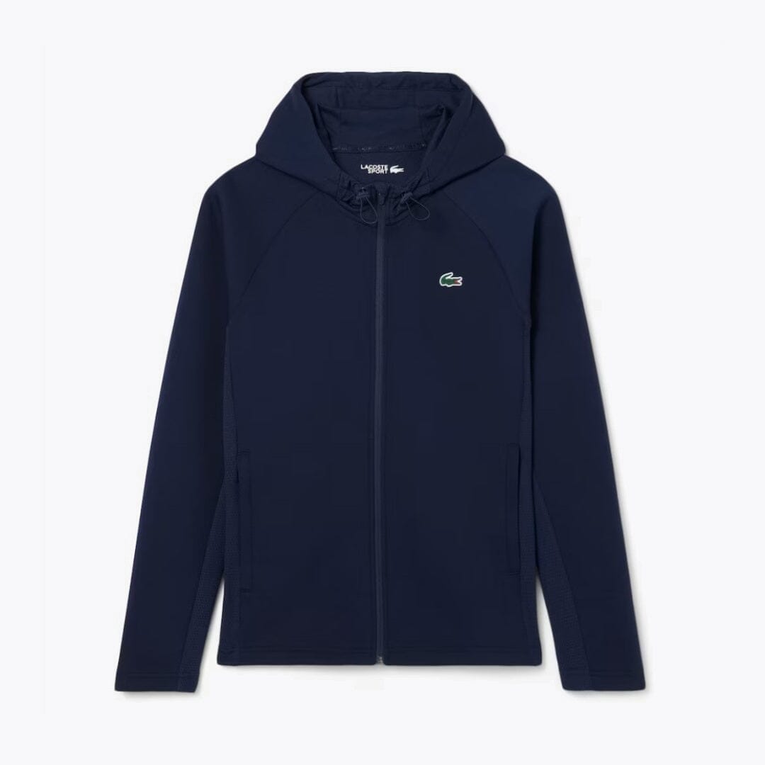 Lacoste Atmungsaktive Sport-Trainingsjacke Kleiderkunst Blau S 
