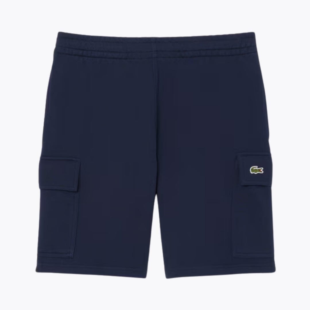 Lacoste Cargo-Shorts aus Baumwollfleece Kleiderkunst Mitternachtsblau S 