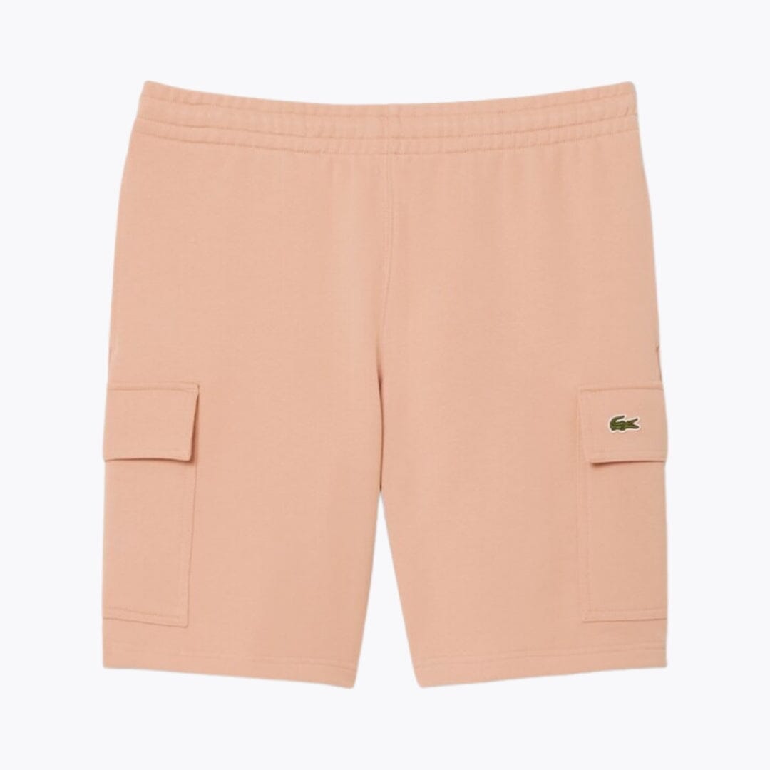 Lacoste Cargo-Shorts aus Baumwollfleece Kleiderkunst Rosa-beige S 