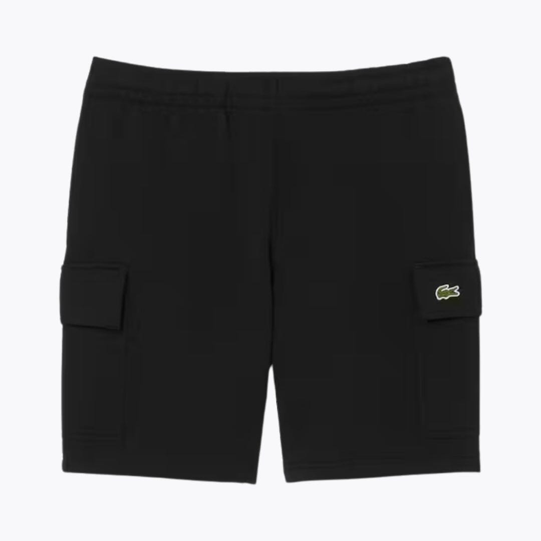 Lacoste Cargo-Shorts aus Baumwollfleece Kleiderkunst Schwarz S 