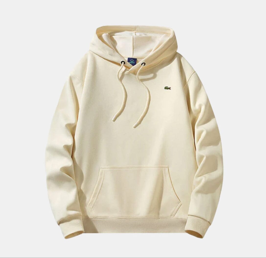 Lacoste Classic Hoodie Kleiderkunst Beige S 