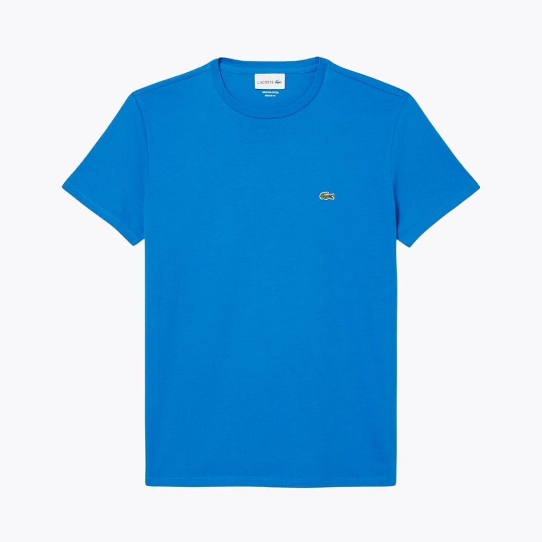 Lacoste Cotton Pima T-Shirt Kleiderkunst Denimblau S 