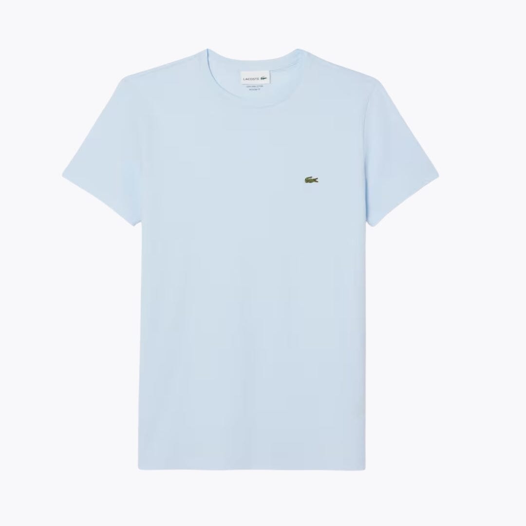 Lacoste Cotton Pima T-Shirt Kleiderkunst Hellblau S 