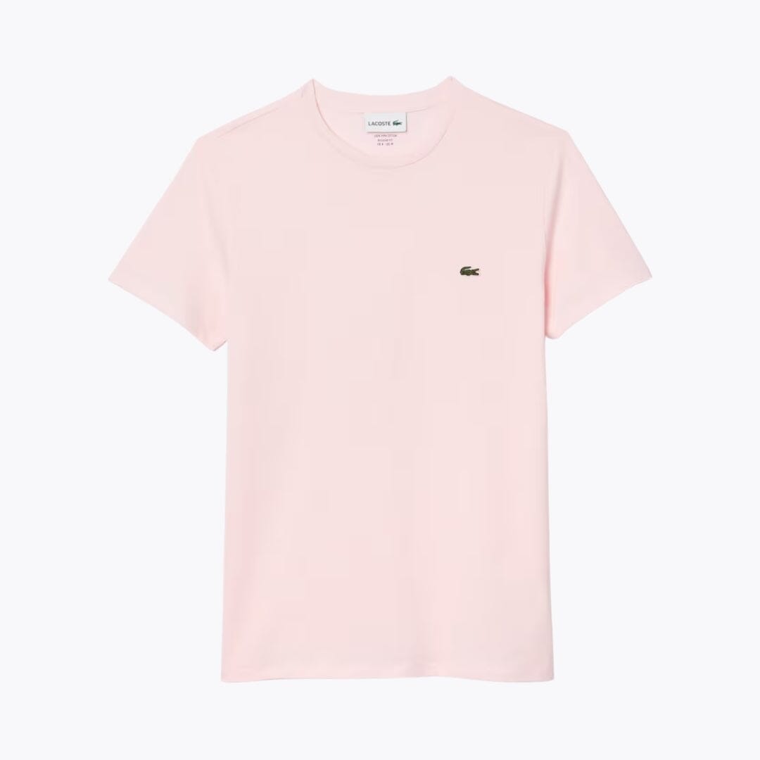 Lacoste Cotton Pima T-Shirt Kleiderkunst Hellrosa S 