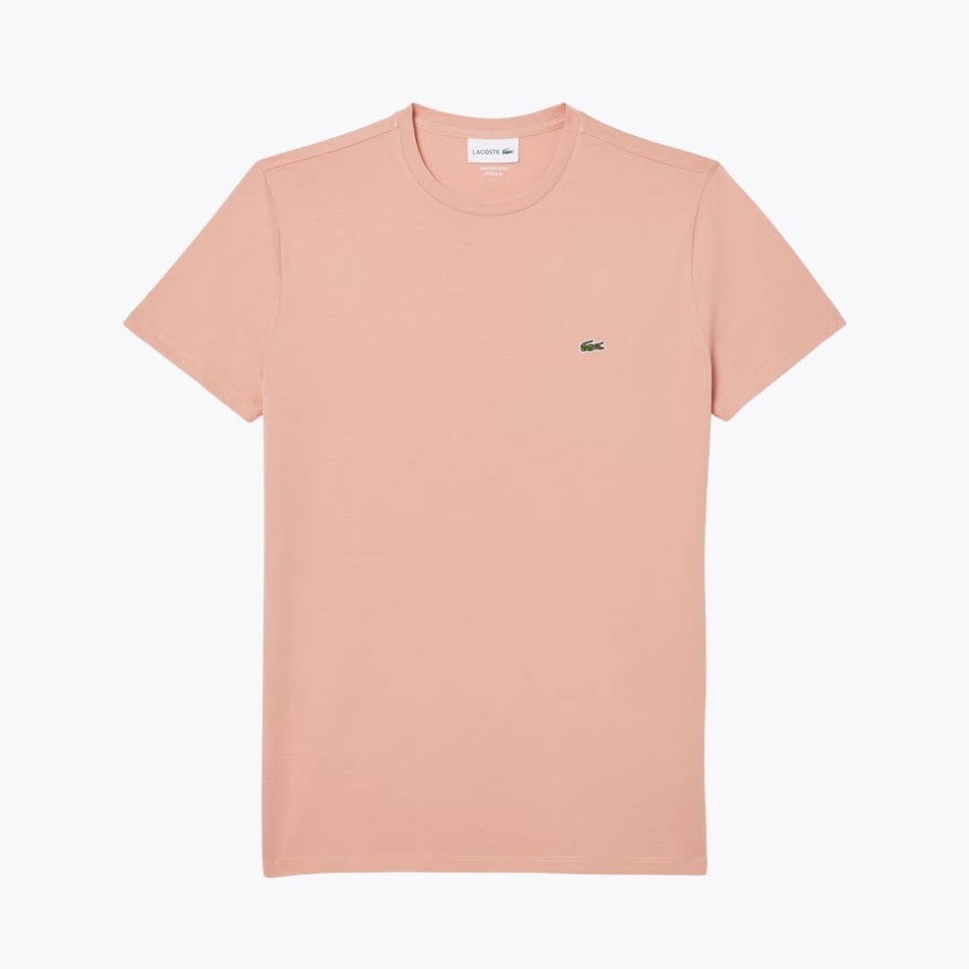 Lacoste Cotton Pima T-Shirt Kleiderkunst Rosa-beige S 