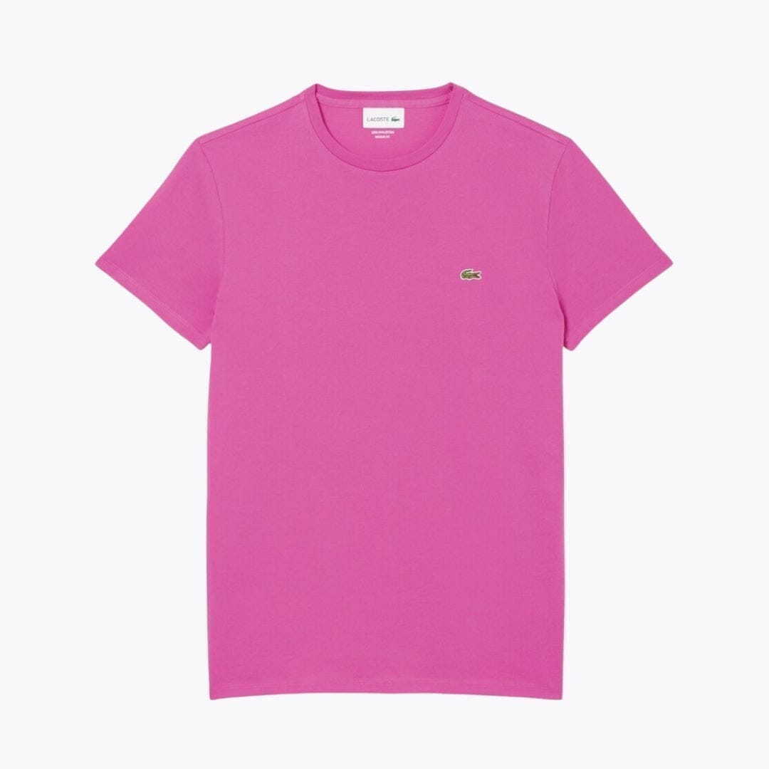 Lacoste Cotton Pima T-Shirt Kleiderkunst Rosa S 